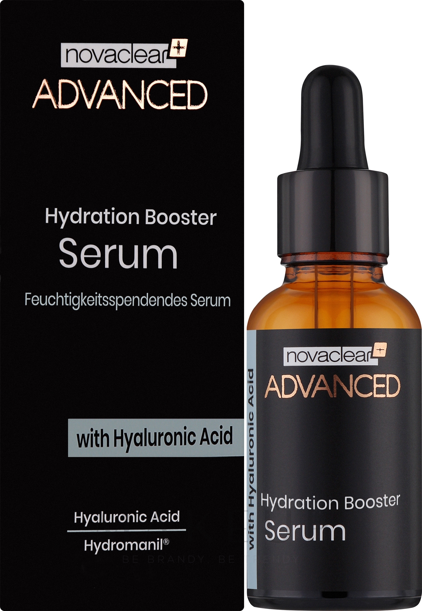 Feuchtigkeitsspendendes Serum mit Hyaluronsäure - Novaclear Advanced Hydration Booster Serum with Hyaluronic Acid — Bild 30 ml