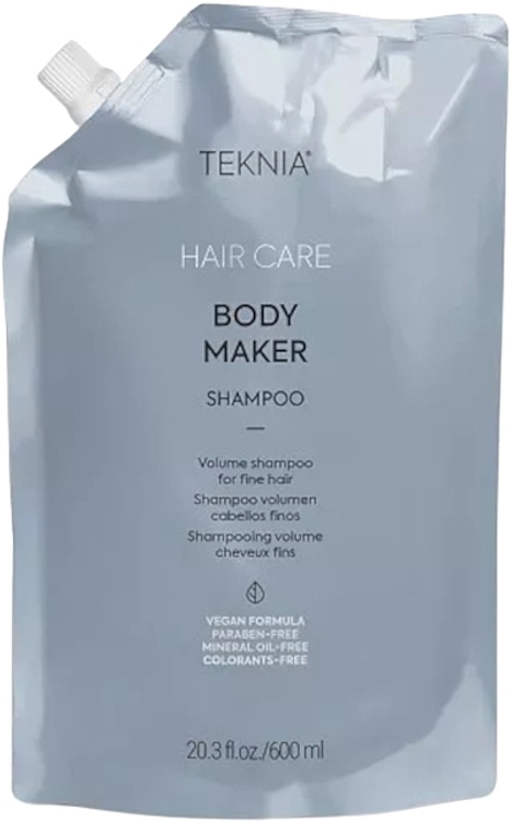 Volumengebendes Shampoo für dünnes Haar - Lakme Teknia Body Maker Shampoo (Doypack)  — Bild N1
