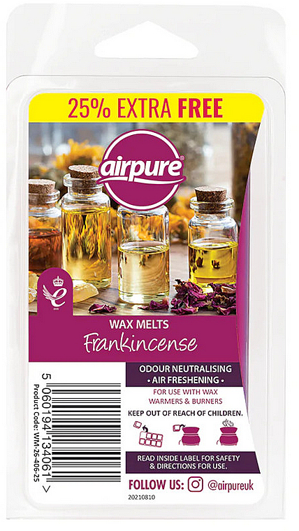Wachs für Aromalampe - Airpure Frankincense 8 Air Freshening Wax Melts — Bild N1