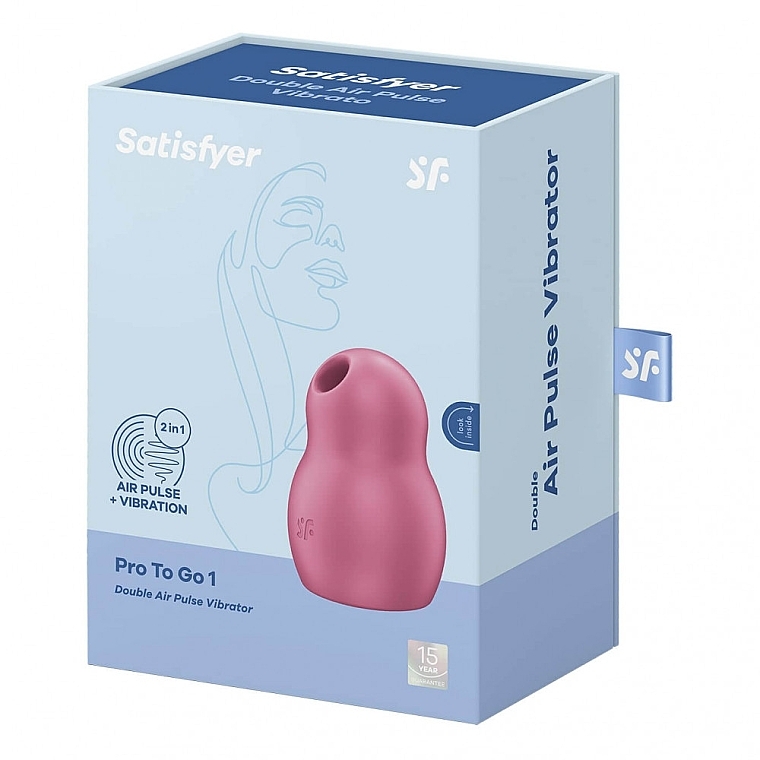 Vakuum-Klitoris-Stimulator rot - Satisfyer Pro To Go 1 Red  — Bild N2