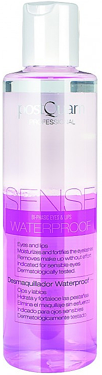 Zweiphasiger Make-up-Entferner für Augen und Lippen - PostQuam Sense Bi-phase Make Up Remover Waterproof — Bild N1