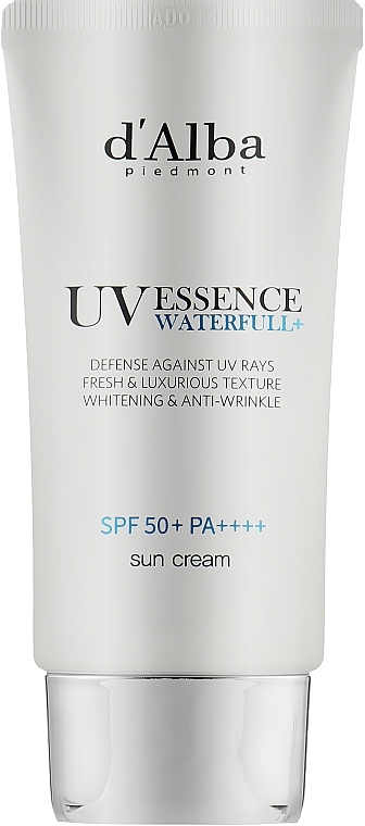 Aufhellende Anti-Falten Sonnenschutzessenz-Creme für das Gesicht SPF 50+ - D'alba Waterful Essence Sun Cream SPF 50+ PA++++ — Bild N1
