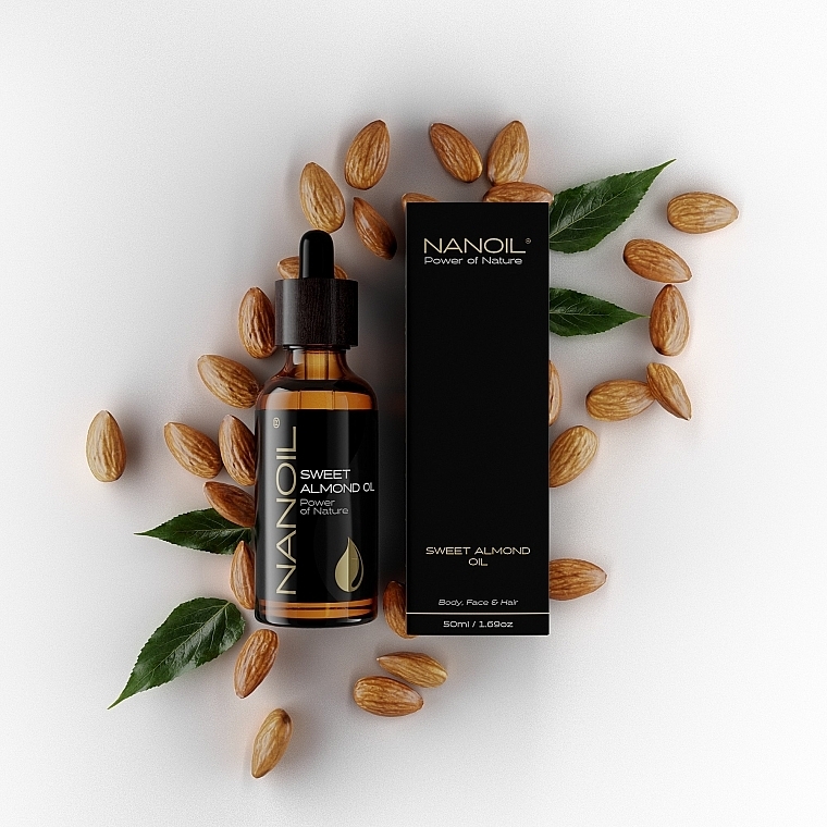 Mandelöl für Gesicht, Haar und Körper - Nanoil Body Face and Hair Sweet Almond Oil — Foto N3