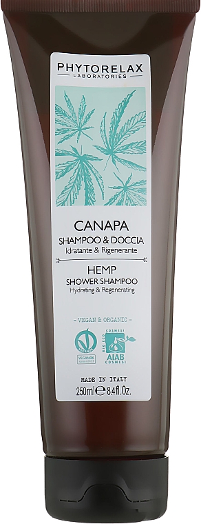 2in1 Shampoo-Duschgel - Phytorelax Laboratories Hemp Shower Shampoo — Bild N1