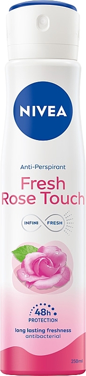 Deospray Antitranspirant - Nivea Fresh Rose Touch Anti-Perspirant Deo Spray — Bild N1