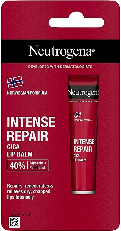 Reparierender Lippenbalsam - Neutrogena Intense Repair Lip Balm — Bild N1