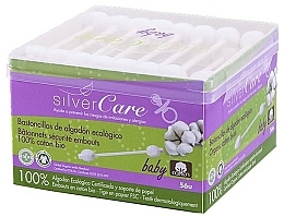 Düfte, Parfümerie und Kosmetik Wattestäbchen für Babys 56 St. - Silver Care Coton