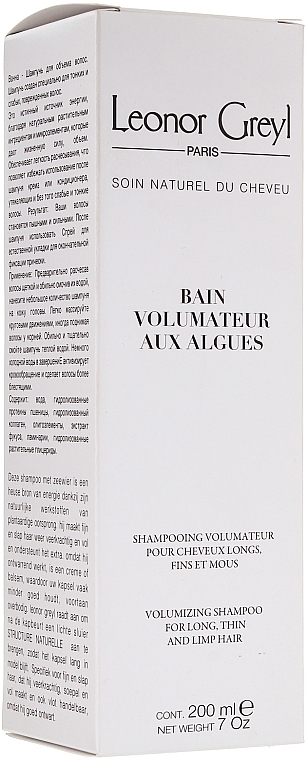 Shampoo für mehr Volumen mit Algen - Leonor Greyl Bain Volumateur aux Algues