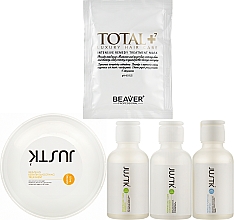 Haarpflegeset - JustK (shmp/2x50ml + cond/50ml + keratin/50ml + mask/30ml) — Bild N2