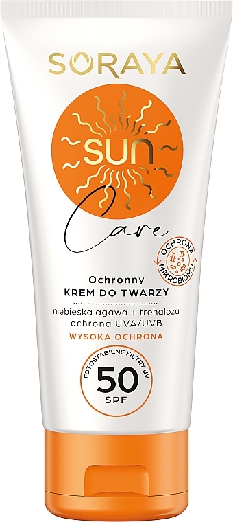 Sonnenschutzcreme für das Gesicht mit blauer Agave und Trehalase - Soraya Sun Care SPF50 — Bild N1