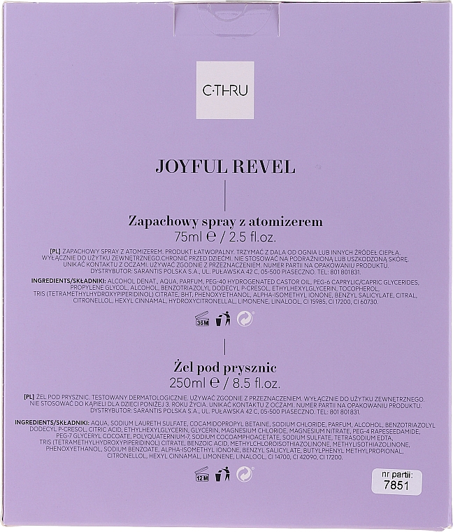 C-Thru Joyful Revel - Körperpflegeset (Parfümiertes Körperspray 75ml + Duschgel 250ml) — Bild N4