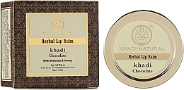 Natürlicher ayurvedischer Lippenbalsam Chocolate - Khadi Natural Ayurvedic Herbal Lip Balm Chocolate — Bild N3