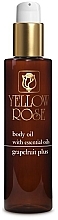 Körperöl mit ätherischen Ölen - Yellow Rose Body Oil Grapefruit Plus — Bild N1