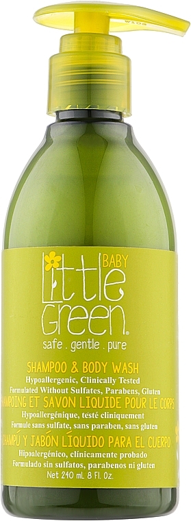 Haar- und Körpershampoo für Babys - Little Green Baby Shampoo & Body Wash — Bild N4