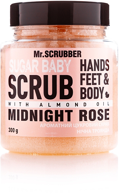 Zuckerpeeling für den Körper - Mr.Scrubber Sugar Baby Midnight Rose Hands Feet & Body Scrub — Bild N1