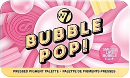 Lidschatten-Palette - W7 Bubble Pop Pressed Pigment Palette  — Bild N1