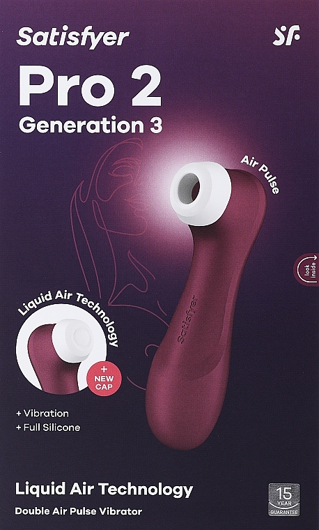 Vakuum-Klitoris-Stimulator 3 Generationen - Satisfyer Pro 2 Generation 3 With Liquid Air Technology  — Bild N1