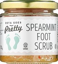 Düfte, Parfümerie und Kosmetik Fußpeeling Minze - Zoya Goes Pretty Spearmint Foot Scrub