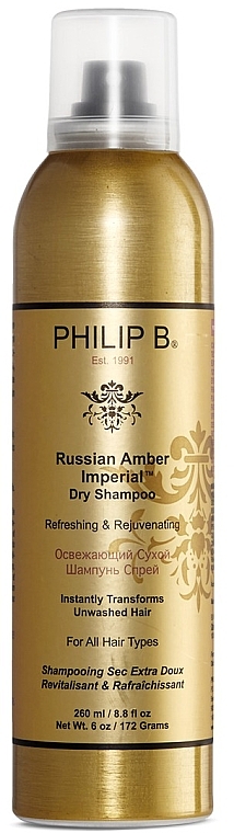 Imperiales Trockenshampoo Russischer Bernstein - Philip B Russian Amber Dry Shampoo — Bild N1