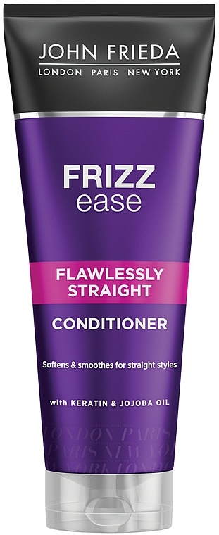 Glättende und feuchtigkeitsspendende Haarspülung mit Keratin - John Frieda Frizz-Ease Flawlessly Straight Conditioner