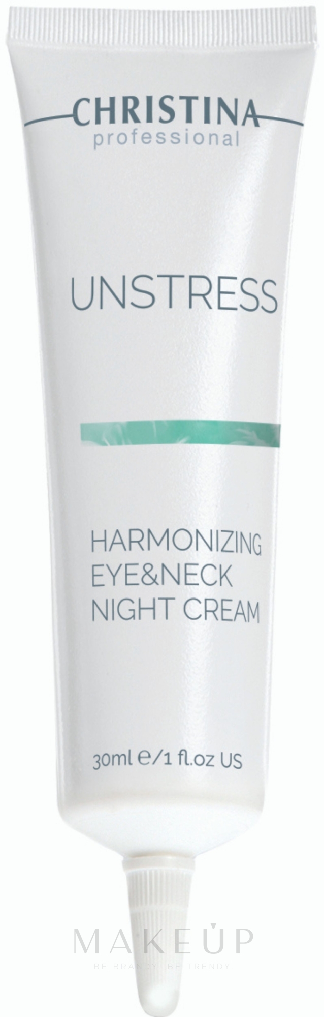 Harmonisierende Augen & Hals Nachtcreme - Christina Unstress Harmonizing Night Cream For Eye And Neck — Bild 30 ml