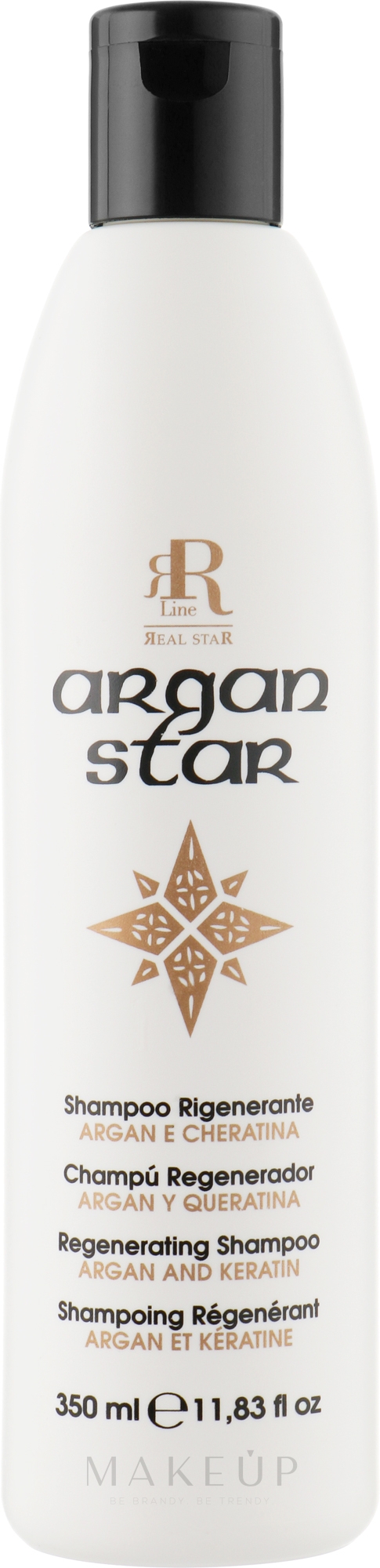 Shampoo mit Arganöl und Keratin - RR Line Argan Star Shampoo — Bild 350 ml