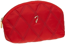 Kosmetiktasche für Damen rot - Janeke Small Quilted Red Pouch Empty Cod — Bild N1