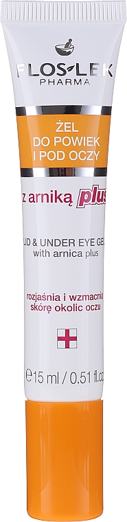 Gel für die Augenpartie mit Arnika - Floslek Arnica Plus Lid & Under Eye Gel — Foto N3
