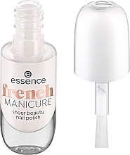 Nagellack - Essence French Manicure Sheer Beauty Nail Polish  — Bild N4