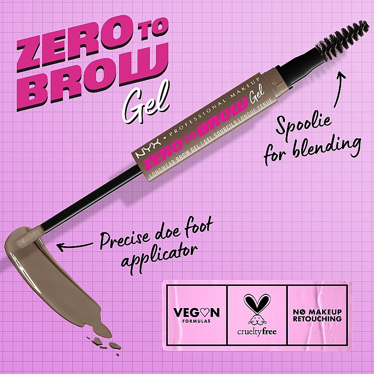 Augenbrauengel - NYX Professional Makeup Zero To Brow — Bild N10