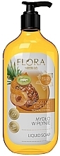 Flüssigseife Tropischer Cocktail - Vis Plantis Flora Liquid Soap — Bild N1