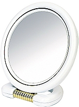 Kosmetikspiegel mit Ständer 18,5 cm weiß - Donegal Mirror — Bild N1