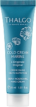 Düfte, Parfümerie und Kosmetik Pflegende Handcreme - Thalgo Cold Cream Marine Deeply Nourishing Hand Cream Travel Size