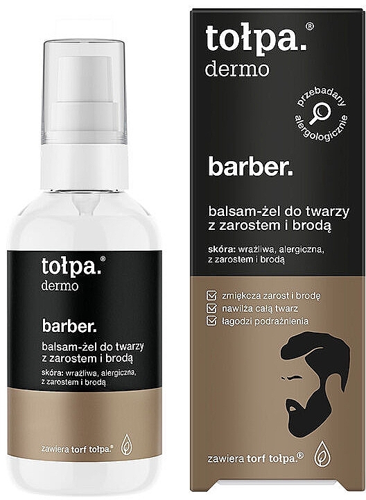 Bartpflegeset - Tolpa Dermo Barber. (Bartgel 150ml + Bartöl 40ml + Bartlotion 50ml)  — Bild N4