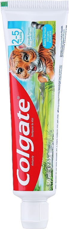 Kinderzahnpasta 2-5 Jahre - Colgate Toddler Bubble Fruit Anticavity Toothpaste For 2-5 Years Kids