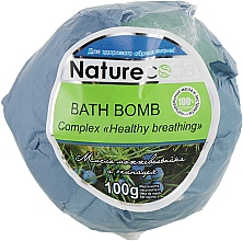Badebombe grün - Nature Code Healthy Breathing Bath Bomb — Bild N1