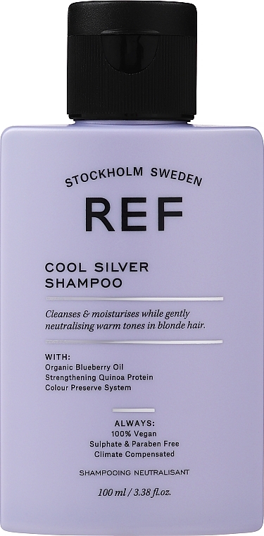 Farbschützendes Haarshampoo mit Quinoa-Protein und Blaubeeröl - REF Cool Silver Shampoo — Bild N1