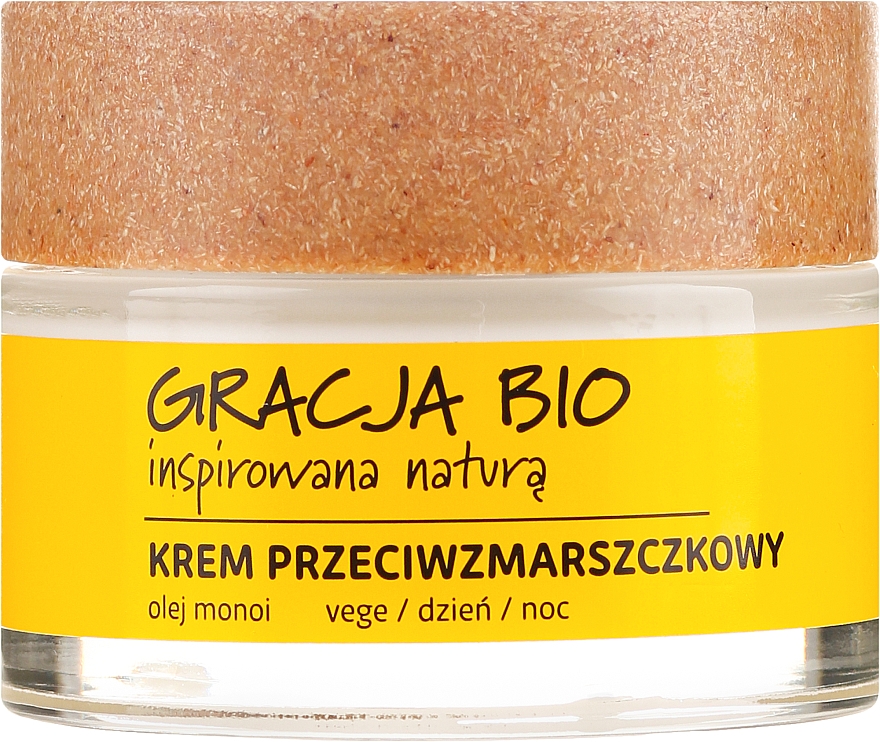 GESCHENK! Anti-Falten Gesichtscreme mit Monoi-Öl - Gracja Bio Face Cream — Bild N2