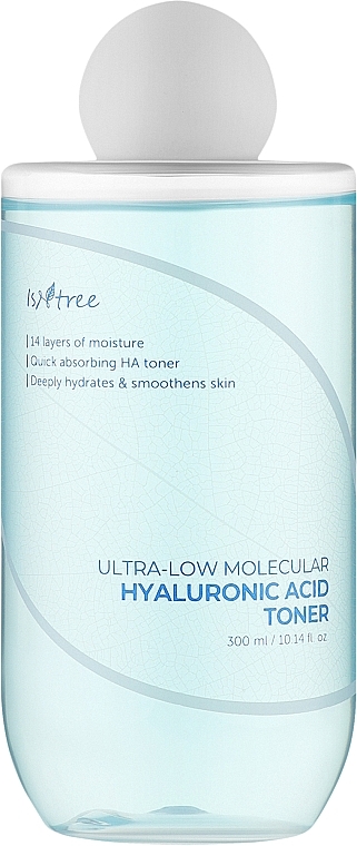 Feuchtigkeitsspendendes Tonikum mit molekularer Hyaluronsäure  - IsNtree Ultra-Low Molecular Hyaluronic Acid Toner — Bild N1