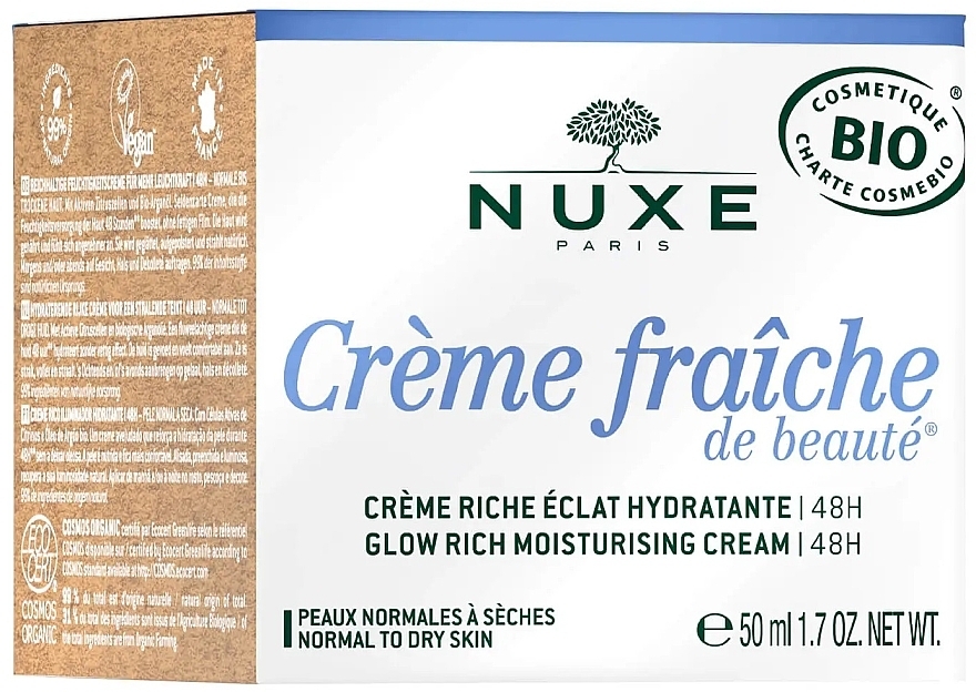 Feuchtigkeitsspendende Gesichtscreme - Nuxe Creme Fraiche De Beaute Glow Rich Moisturising Cream 48H — Bild N3