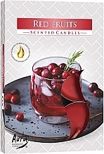 Teekerzen-Set Rote Früchte - Bispol Red Fruits Scented Candles — Bild N1