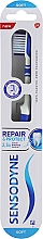 Zahnbürste weich Repair & Protect dunkelblau-weiß - Sensodyne Repair & Protection Soft — Bild N1