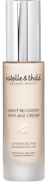 Anti-Aging Nachtcreme - Estelle & Thild Super Bioactive Night Recovery Anti Age Cream — Bild N1