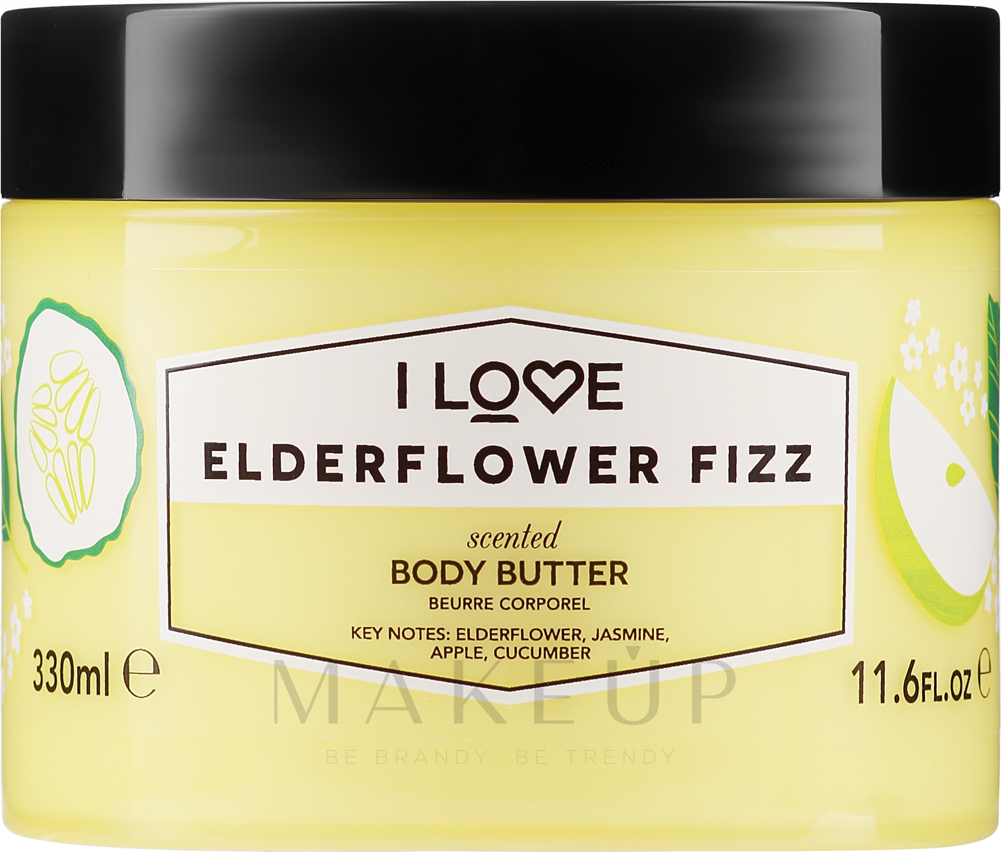 Körperbutter mit Holunder-Cocktail - I Love... Elderflower Fizz Body Butter — Bild 330 ml