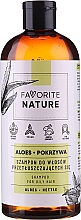 Shampoo für fettiges Haar mit Aloe und Brennnessel - Favorite Nature Shampoo For Oily Hair Aloes & Nettle — Bild N1