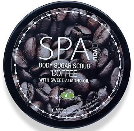 Zuckerpeeling für den Körper mit Kaffeeöl - Bio2You Body Sugar Scrub — Bild N1