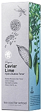 Feuchtigkeitsspendendes Gesichtstonikum mit Kaviar-Limette-Extrakt - Too Cool For School Caviar Lime Hydra Bubble Toner — Bild N2