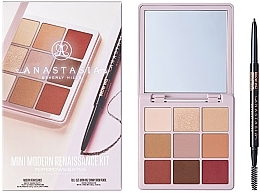 Set - Anastasia Beverly Hills Mini Modern Renaissance Brow Wiz Kit Medium Brown (eye/shadow/7.5g + brow/penc/0.08g) — Bild N1