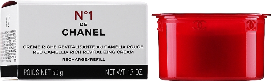 Revitalisierende Gesichtscreme - Chanel N1 De Chanel Red Camellia Rich  Revitalizing Cream Refill (Refill)