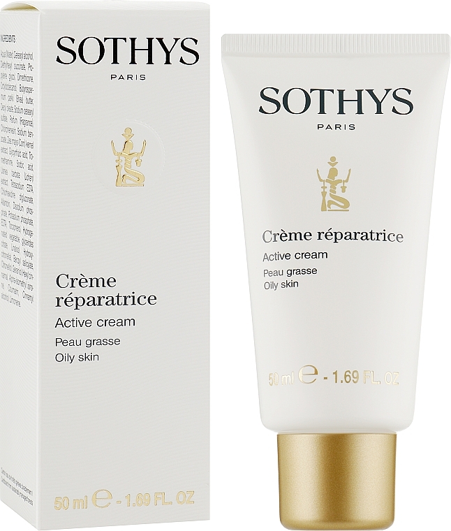 Erneuernde und ausgleichende Gesichtscreme gegen Unvollkommenheiten für fettige Haut - Sothys Oily Skin Active Cream — Bild N2